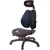 GXG 大網座 雙背工學椅(無扶手) 型號3676 EANH