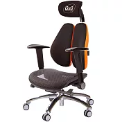 GXG 大網座 雙背工學椅(鋁腳/摺疊升降扶手) TW-3676 LUA1