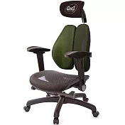 GXG 大網座 雙背工學椅(4D弧面摺疊扶手) TW-3676 EA1D