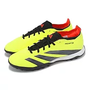 adidas 足球鞋 Predator League TF 男鞋 黃 黑 緩衝 抓地 短草硬地 運動鞋 愛迪達 IE2612 26.5cm YELLOW/BLACK