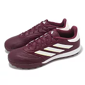 adidas 足球鞋 Copa Pure 2 League TF 男鞋 紅白 皮革 抓地 短草硬地 運動鞋 愛迪達 IE7497 25.5cm RED/WHITE