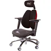 GXG 大網座 雙背工學椅(鋁腳/3D手遊休閒扶手) TW-3676 LUA9M