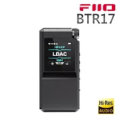 FiiO BTR17 旗艦隨身Hi-Fi藍牙音樂接收器-黑色款