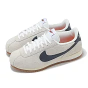 Nike 阿甘鞋 Wmns Cortez Vintage 女鞋 米白 黑 膠底 復古 麂皮 休閒鞋 FJ2530-102