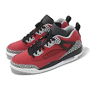 Nike 休閒鞋 Jordan Spizike Low Toro 男鞋 暗紅 黑 爆裂紋 低筒 復古 FQ1759-600