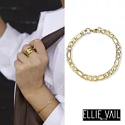 ELLIE VAIL 邁阿密防水珠寶 金色費加洛古巴手鍊 Rhea Figaro