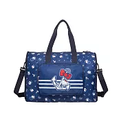 【Hello Kitty】皇家航海-可收納旅行袋-深藍 KT03J12NY