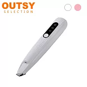 OUTSY LED燈寵物沙龍精緻修毛電剪 白