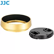 JJC副廠Leica Q Lens Hood相容徠卡原廠Q遮光罩LH-Q3太陽罩(亦適萊卡Q1,Q2,Q2 Monochrom,Q3 43,Q-P,Typ 116) 金色