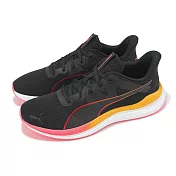 Puma 慢跑鞋 Reflect Lite 男鞋 黑 粉橘 透氣 緩衝 運動鞋 37876830