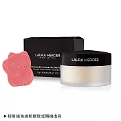 laura mercier蘿拉蜜思 招財煥顏透明蜜粉組[蜜粉+粉撲]-國際航空版