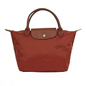 LONGCHAMP S號短把LE PLIAGE GREEN摺疊水餃包 (栗子色)