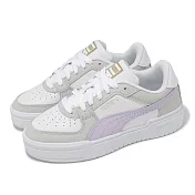 Puma 休閒鞋 CA Pro Classic II 男鞋 女鞋 白 灰 紫 復古 皮革 低筒 板鞋 40236609