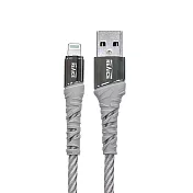 【REAICE】 USB-A to Lightning 1.2M MFI認證 耐磨編織充電傳輸線 二入組 原鈦色