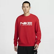 NIKE AS M NSW PREMIUM FLC GCEL 男 圓領套頭衫-IB5450657 S 紅色
