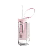 mimax米覓 可視便攜式沖牙器 沖牙器 洗牙機 藍光 IPX7防水 三檔位 自帶鏡 清潔無死角 粉色