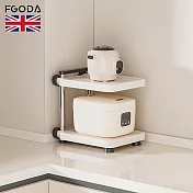 【英國FGODA】二層鍋具收納架/置物架