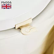 【英國FGODA】馬桶提蓋器/掀蓋器-3入- 奶油白