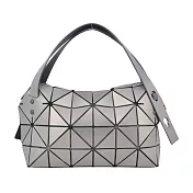 ISSEY MIYAKE 三宅一生 BAOBAO BOSTON 金屬小型波士頓包- 銀