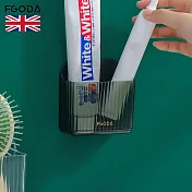 【英國FGODA】無痕免鑽釘多功能壁掛收納盒(附出線孔)-3入- 透綠