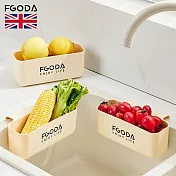 【英國FGODA】水槽用可掛式食物殘渣廚餘瀝水籃-3入