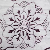 雅絲儂 法蘭絨雕花毯 雙人被毯 150x180cm 宮廷花