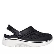 Skechers Go Walk 7 Foamies [243283BKW] 男 運動休閒涼鞋 防水 洞洞鞋 黑 白