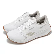 Reebok 慢跑鞋 Energen Tech Plus 2 男鞋 白 米白 膠底 緩衝 透氣 運動鞋 100209935 25.5cm WHITE/BEIGE/CHALK