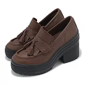 Converse 休閒鞋 Chuck 70 De Luxe Heel Loafer 男鞋 女鞋 棕 厚底 高跟 樂福鞋 A14715C 24.5cm BROWN/BLACK