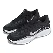 Nike 籃球鞋 G.T. Hustle Academy EP 男鞋 黑 白 針織 緩震 運動鞋 FJ7808-003 26cm BLACK/WHITE