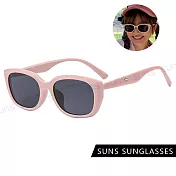 【SUNS】抗UV太陽眼鏡 歐美ins方框潮流墨鏡 網紅抖音款 多巴胺 共三色 S802 櫻花粉