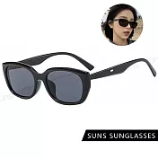 【SUNS】抗UV太陽眼鏡 歐美ins方框潮流墨鏡 網紅抖音款 多巴胺 共三色 S802 經典黑