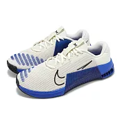 Nike 訓練鞋 Metcon 9 男鞋 白 藍 運動鞋 緩震 健身 穩定 支撐 DZ2617-008