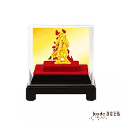 J’code真愛密碼金飾 關公硬金擺件