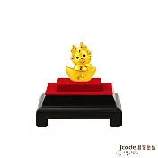 J’code真愛密碼金飾 龍華富貴硬金擺件