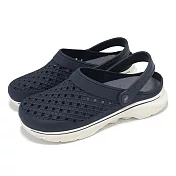 Skechers 拖鞋 Go Walk 7 Foamies-Ambition 男鞋 藍 白 防水 支撐 緩衝 涼拖鞋 243283NVW