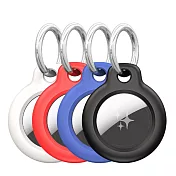 DUX DUCIS Apple 蘋果 AirTag 物品追蹤器 PC 環扣保護殼(四入) 保護套 鑰匙扣 快拆扣 -混色