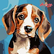 ArtLife藝術生活【AQ011】柔情似犬_DIY 數字 油畫 彩繪
