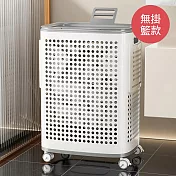 【AYAKO生活良居】多功能洗衣籃/置物籃(附滑輪)