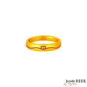 J’code真愛密碼金飾 霞海城隍 紅線牽愛黃金戒指