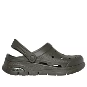 Skechers Arch Fit Foamies [243160OLV] 男 運動休閒涼鞋 洞洞鞋 防水 舒適 綠