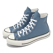 Converse 休閒鞋 Chuck 70 HI 男鞋 女鞋 高筒 藍 皮革 經典 A10550C 25.5cm BLUE/BEIGE