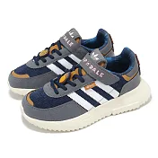 adidas x 迪士尼 童鞋 Retropy F2 CF EL C 中童 灰藍 奇奇蒂蒂 魔鬼氈 小朋友 愛迪達 IH3502