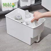 【梵特】高位層架/廚櫃用握柄式收納籃-3入