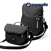 Pacsafe® GO 專利防盜包 可擴充斜背包 4.5L  黑色