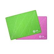 【W.I.P 台灣聯合】A4亮彩切割墊 30x22cm 粉紅、綠色/ 片 NA4318 綠色