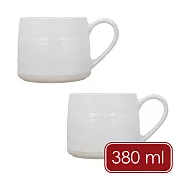 《Mikasa》Farmhouse石陶馬克杯2入 | 水杯 茶杯 咖啡杯 - 深情告白380ml