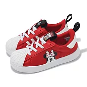 adidas x 迪士尼 休閒鞋 AdiFom Superstar 360 I 小童 紅白 米妮 小朋友 貝殼頭 JH5180 13.5cm RED/WHITE
