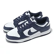 Nike 休閒鞋 Dunk Low 男鞋 女鞋 深藍 午夜藍 白 復古 低筒 HF5441-107