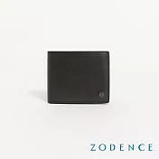 ZODENCE CRAFTSLIM進口真皮超薄8卡證件窗短夾  深灰